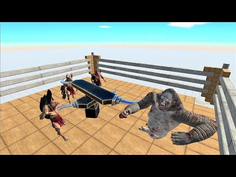 Remastered Minotaur fights in a special ring! - Animal Revolt Battle Simulator