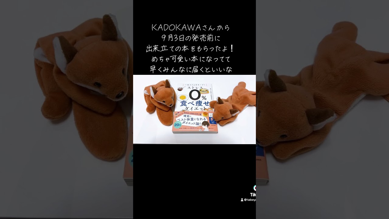 「ストレス0%食べ痩せダイエット」9月3日発売するよ٩(ˊᗜˋ*)و