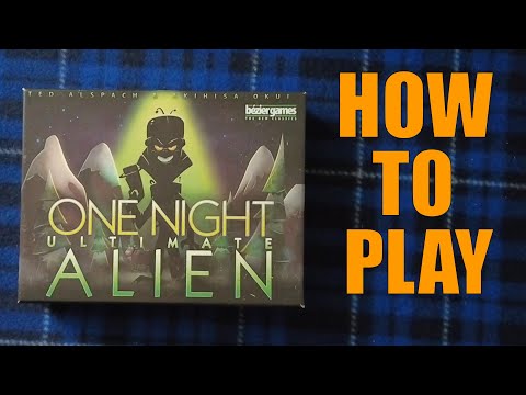 How to Play "One Night Ultimate Aliens" #ONUA #boardgame