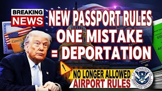 New Passport Rules For Seniors Starting Jan 2026 Don't Get DENIED   Airport NOW