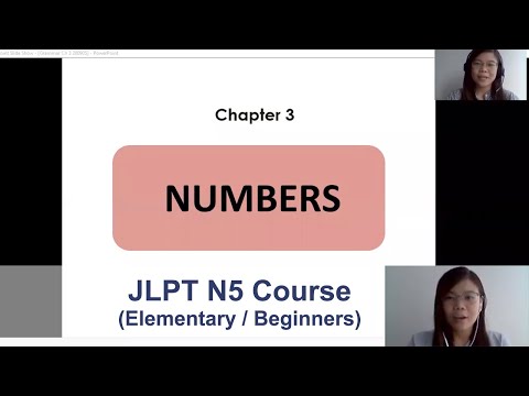 JLPT N5 Numbers and Counters