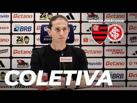 FILIPE LUÍS | POST-MATCH PRESS CONFERENCE | FLAMENGO 1 X 1 INTER | BRAZILIAN CHAMPIONSHIP (26/02/04)