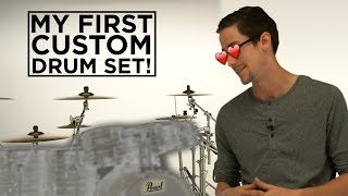 Video thumbnail for MY FIRST CUSTOM DRUM SET! - FULL TOUR! Pearl Music City Custom! by COOP3RDRUMM3R