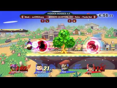 Hidden Bosses 4.0 Doubles  WINNERS QUARTERS - Meek + exJORDAnary vs E2C | Ruins + Panda Bair
