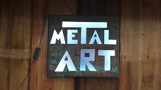 METAL ART SIGN LIGHT.