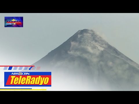 Phivolcs: Pagdaloy ng lava mula sa Mayon patuloy pero mabagal Kabayan (13 June 2023)