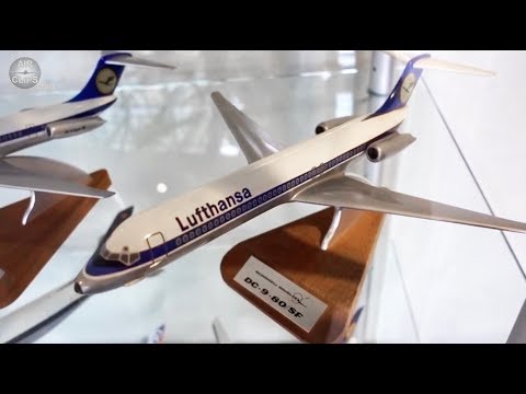 Lufthansa B717, BAe146, B7E7 & B747XStretch? Rare manufacturer models from LH's archives! [AirClips]