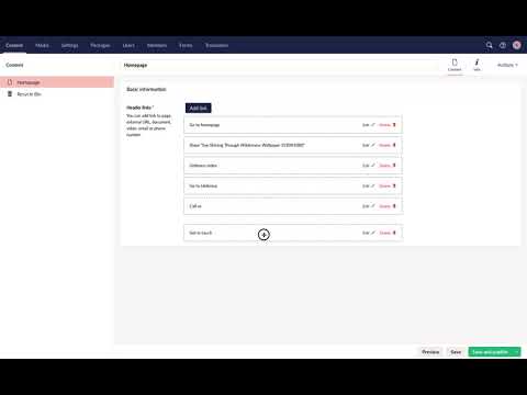 How to sort links on page base properties tab with Umbraco CMS "Link" component
