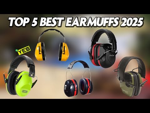 Udyogi ET40 Red Earmuffs  Premium Industrial Noise Reduction  Hearing Protection