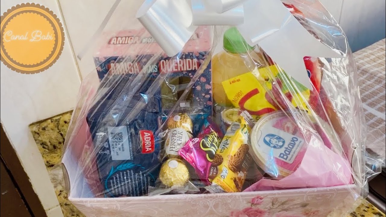 Cesta café da manhã para melhor amiga R$185 um verdadeiro mimo🌷