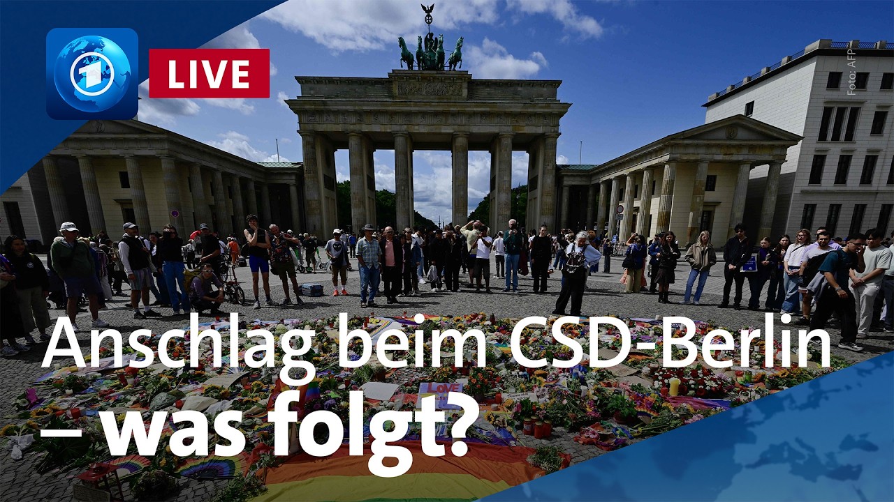 🌍 tagesschau24 Top-Thema, 27.7.2026 | Anschlag bei CSD-Berlin – die aktuelle Lage