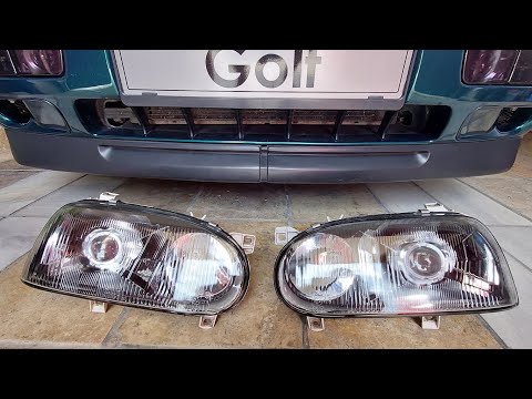 Volkswagen Golf 3 / Custom Headlights With Lens Projectors