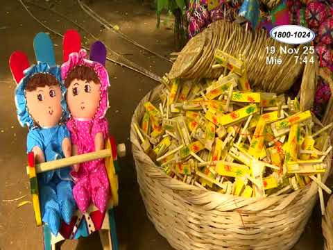 Artesanos de Masaya elaboran matracas y chichiles para celebración de La Purísima