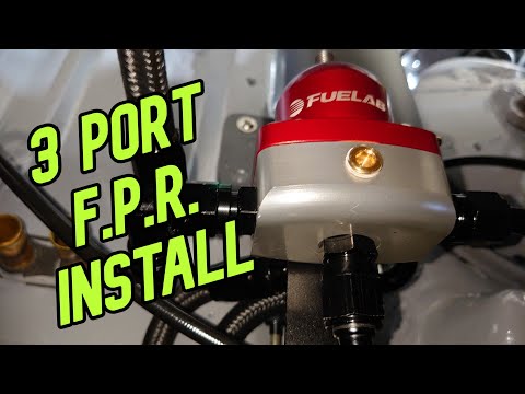 3 Port Fuel Pressure Regulator Install