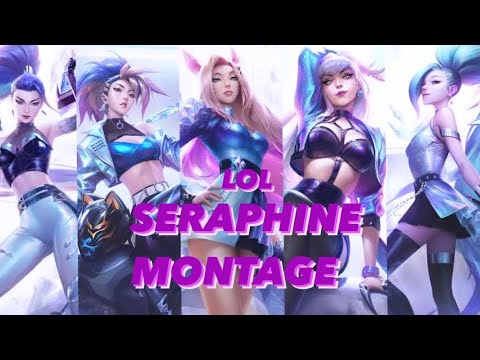 The Power of Seraphine |Classic Seraphine Gameplay - K/DA MONTAGE
