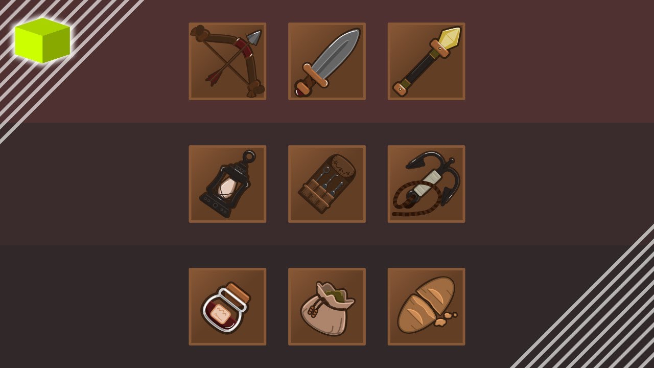 Adventure Game UI (Vector | Fantasy | Inventory Objects)