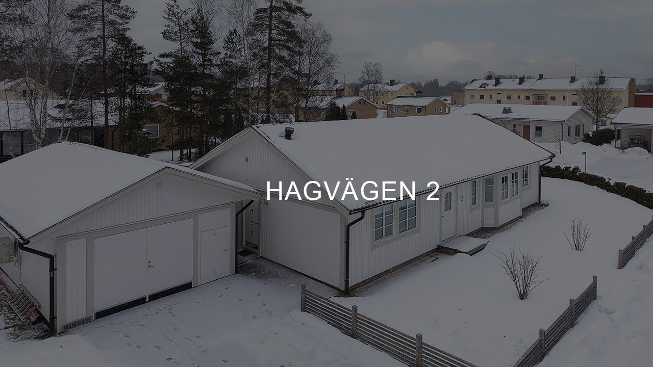 5 rum Villa på Hagvägen 2 Alstermo Uppvidinge kommun - video