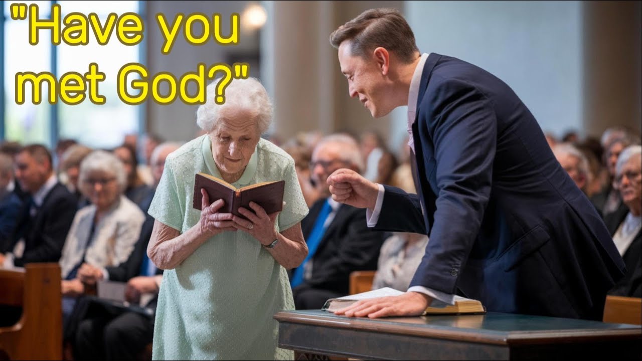 An Old Lady Asked Elon Musk about God – His answer made her cry!