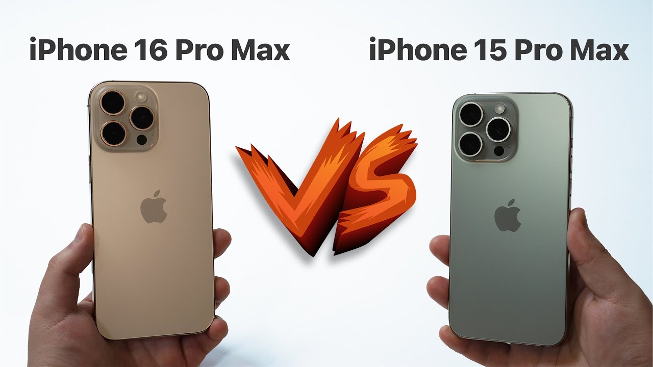 iPhone 16 Pro Max Vs iPhone 15 Pro Max - Comparação Completa!