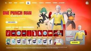 Fortnite’s *FREE* One Punch Man REWARDS! 