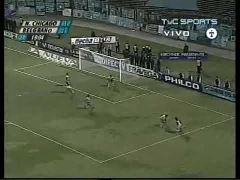 Gol carranza Chicago 3 Belgrano 1 final 2006 Partido de ida