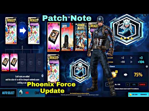 October Phoenix Force Update Patch Note Details Full Explain - Marvel Future Fight