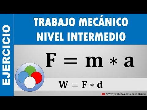 EJERCICIO RESUELTO DE TRABAJO MECÁNICO  -  NIVEL INTERMEDIO