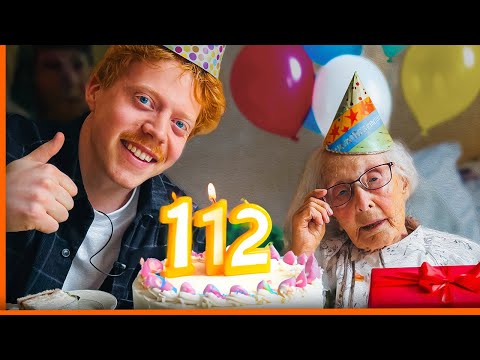Kalas hos Sveriges äldsta person (112 år)