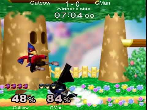 CU Smash SSBM - Catcow (Falco) Vs. GMAN (Marth) Winner's Round 2