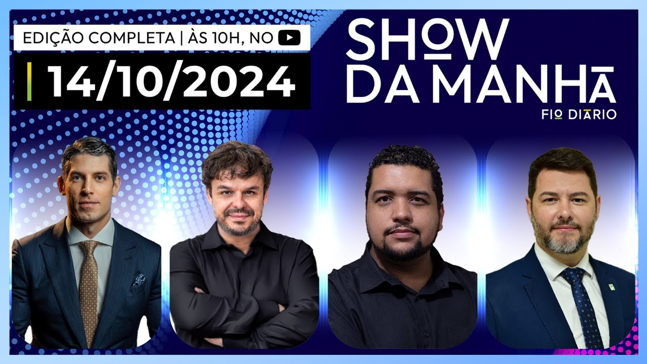 SHOW DA MANHÃ - MARCO ANTÔNIO COSTA, ADRILLES, PH ARAÚJO E GUSTAVO LOPES - 14/10/2024