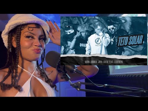 (GRINGA REACT) DUDU - TETO SOLAR (FT. SIDOKA E JAYA LUUCK) #eua #react 🇺🇸