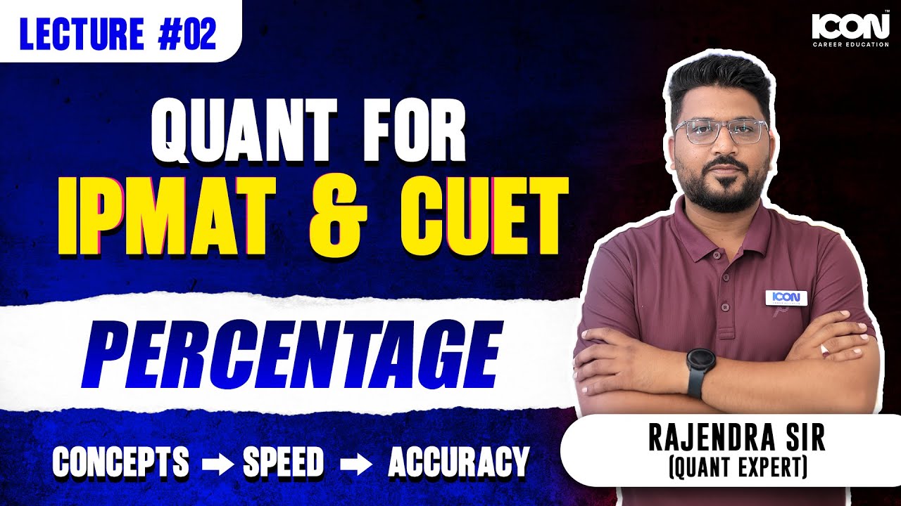 Percentage #2 for IPMAT, CUET & UG Exams