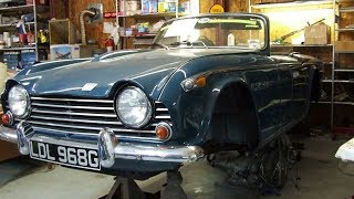 Triumph TR5 renovation tutorial video