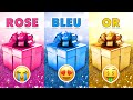 Choisis ton CADEAU... ! 🎁 Rose, Bleu ou Or ? 💗💙⭐ Es-tu une personne chanceuse ? 🤔