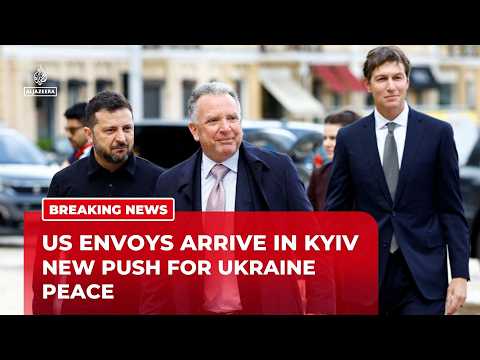 US envoys arrive in Kyiv for renewed push to end Ukraine war