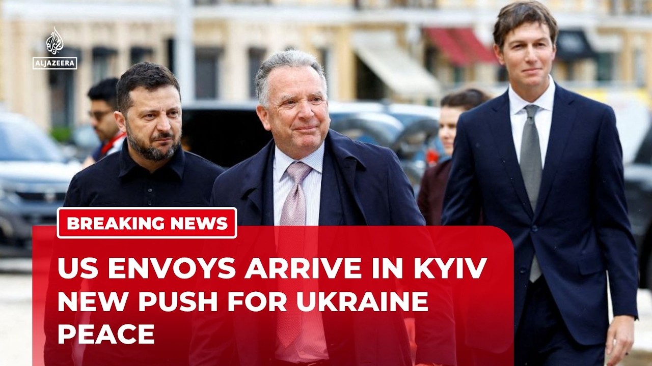US envoys arrive in Kyiv for renewed push to end Ukraine war