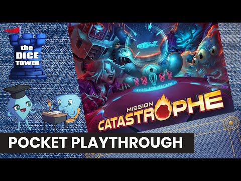Mission Catastrophe Board Game - Pocket Playthrough with Stella & Tarrant.