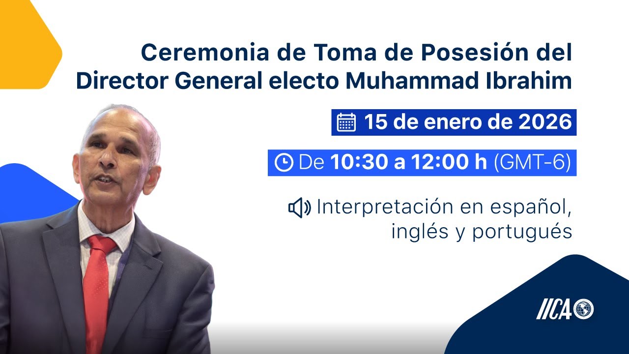 Ceremonia de Toma de Posesión del Director General Electo Muhammad Ibrahim