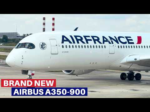 AIR FRANCE BRAND NEW AIRBUS A350-900 (Economy) | Paris - Boston | Flight Review