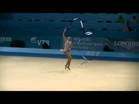 Filiou Varvara (GRE)  ribbon  World Championships RG 2013 Qual