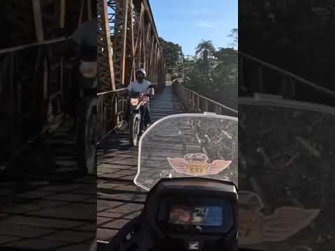 Travessia da ponte Histórica Pirapora MG / Buritizeiro MG #sahara300 #adrenalina