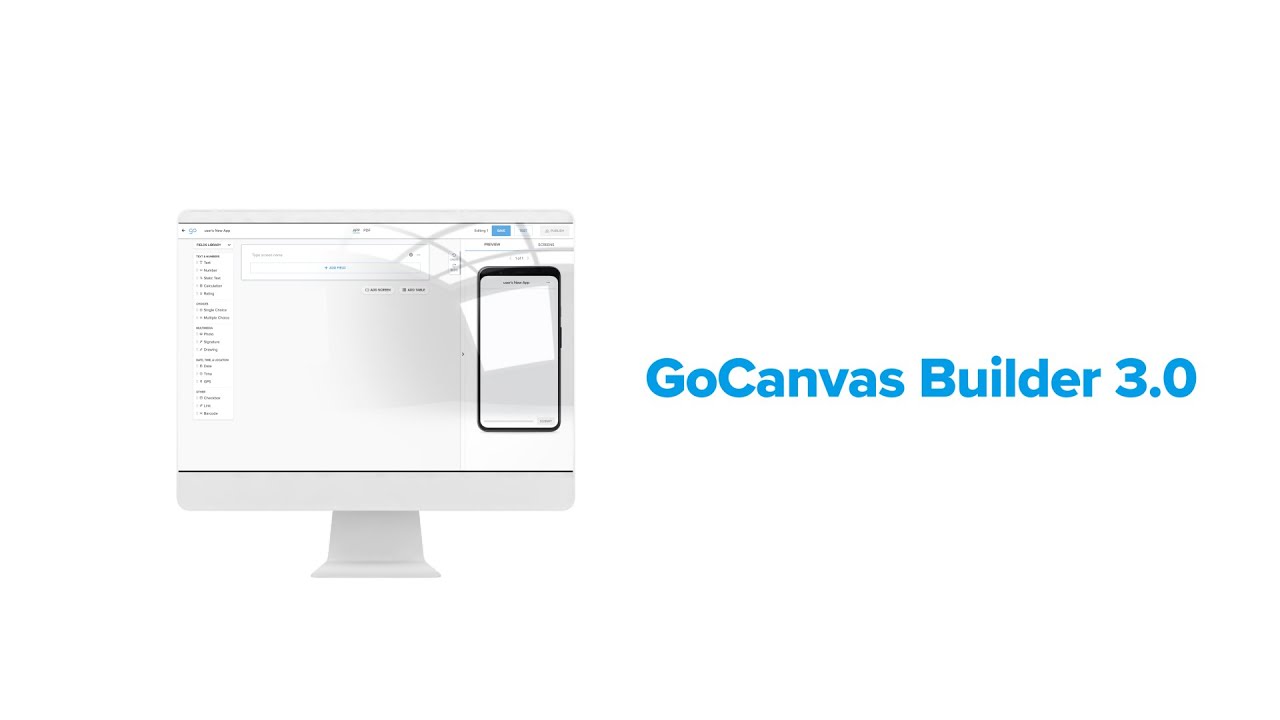 GoCanvas Builder 3.0 video thumbnail