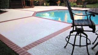 preview picture of video 'Valley Center, CA Pool Deck Remodelling : Sundek Classic Texture'