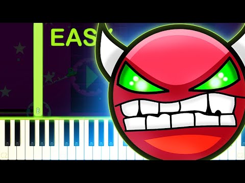 Theory of Everything 2 | GEOMETRY DASH LEVEL 18 - EASY Piano Tutorial