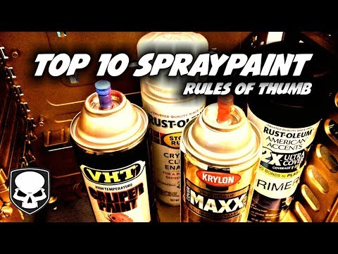 Top 10 Spraypaint Tips - spraypaint