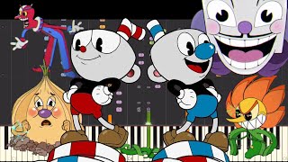 Cuphead Songs - Piano Remix Compilation