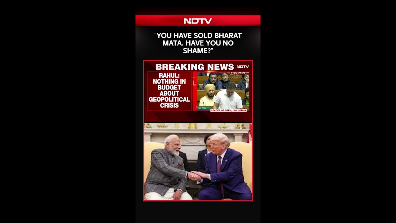 Rahul Gandhi Speech Today |"You Have Sold Bharat Mata. Have You No Shame?" Rahul Gandhi Slams Centre