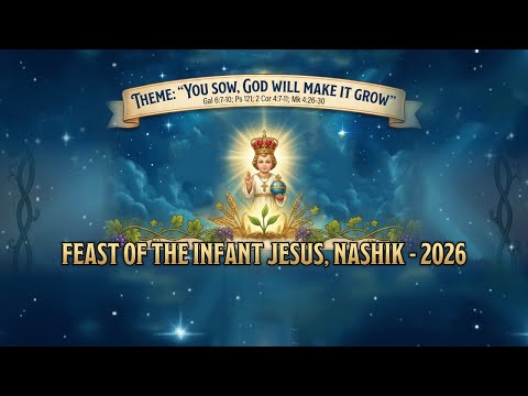 Sunday Feast Day || English Mass & Novena || 15 February 2026 || Infant Jesus Shrine Nashik | 12pm |