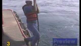 Safe Swing Rope and Personnel Basket Transfers for Offshore Oil Personnel