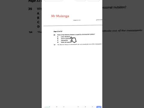 Chromosomal mutation